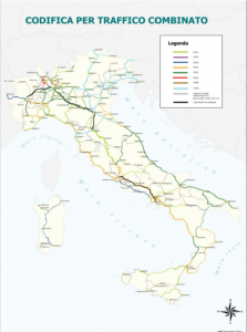 linee ferroviarie nazionali divise per capacita' di carico